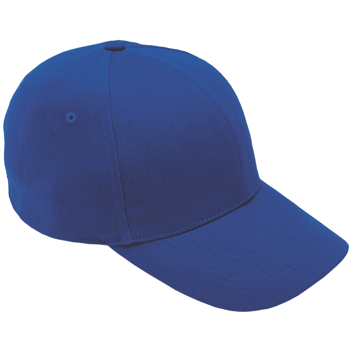6 panel brushed cotton cap