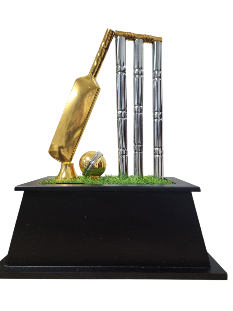 cricket trophy stumps all rounder