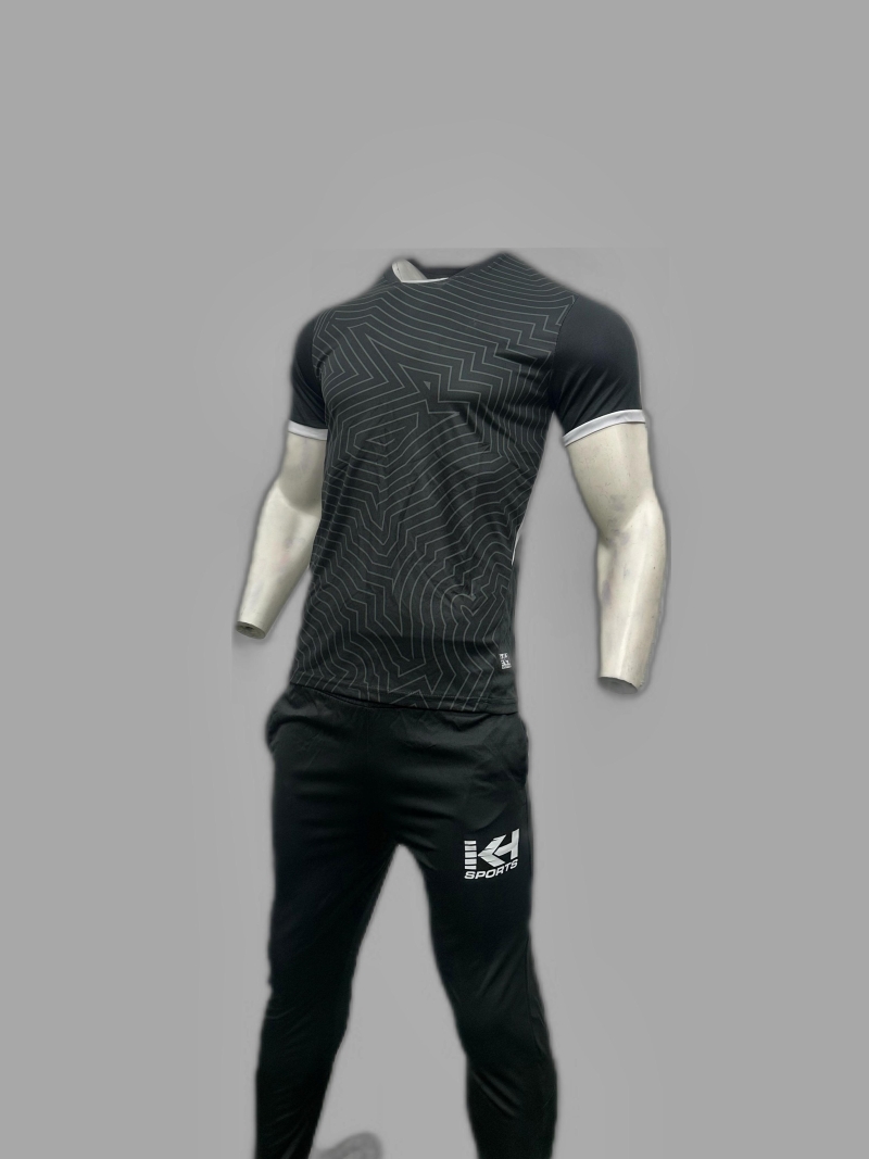 active top black white