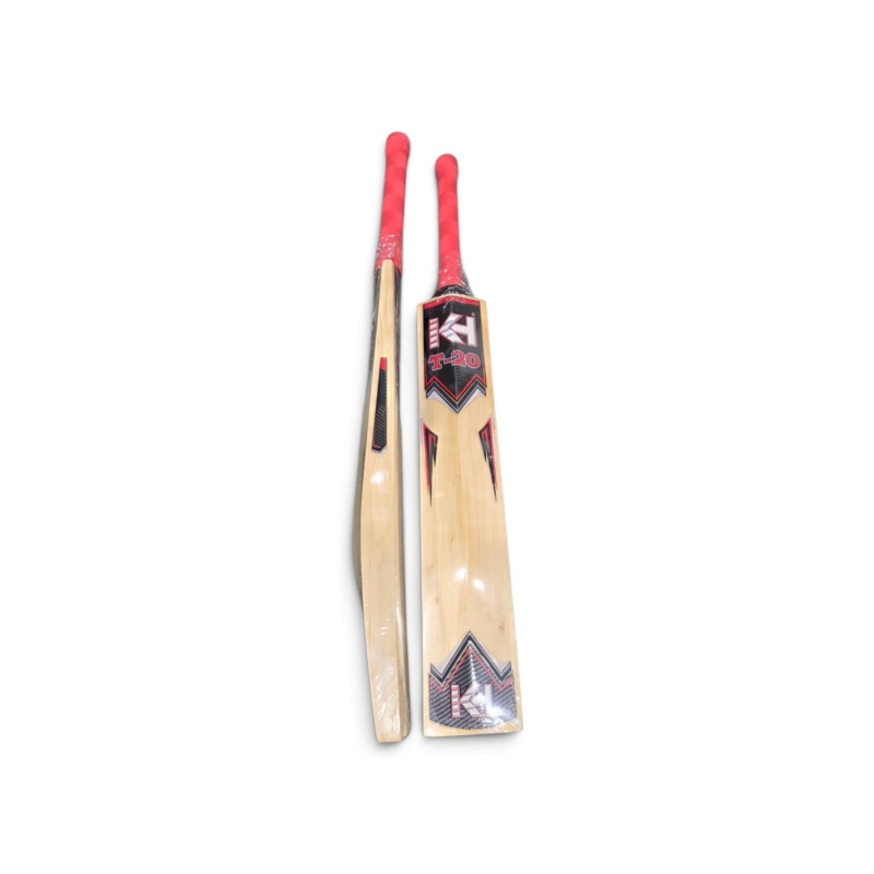 t20 english willow bat red