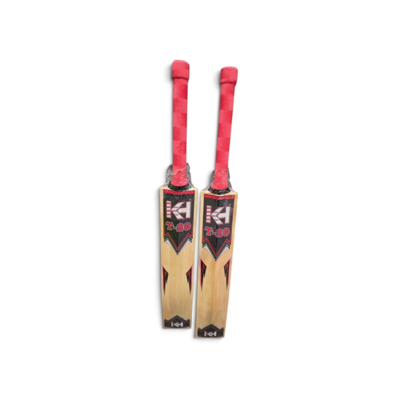 t20 english willow bat red