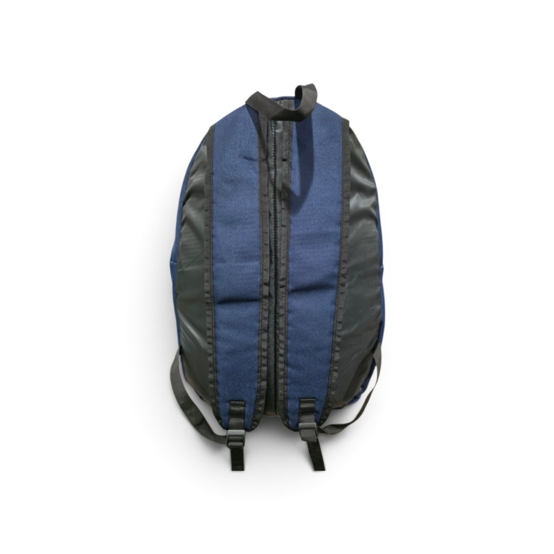 black white back pack